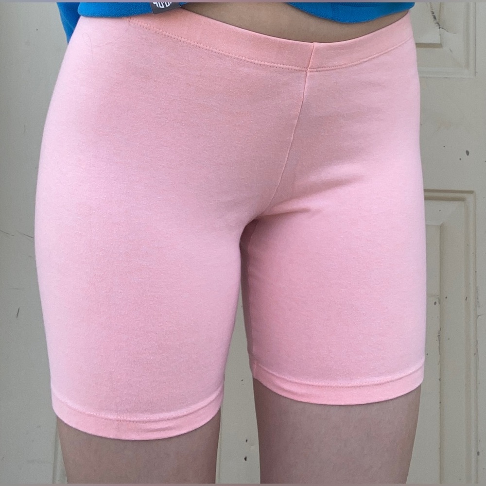 Light Pink Bike Shorts